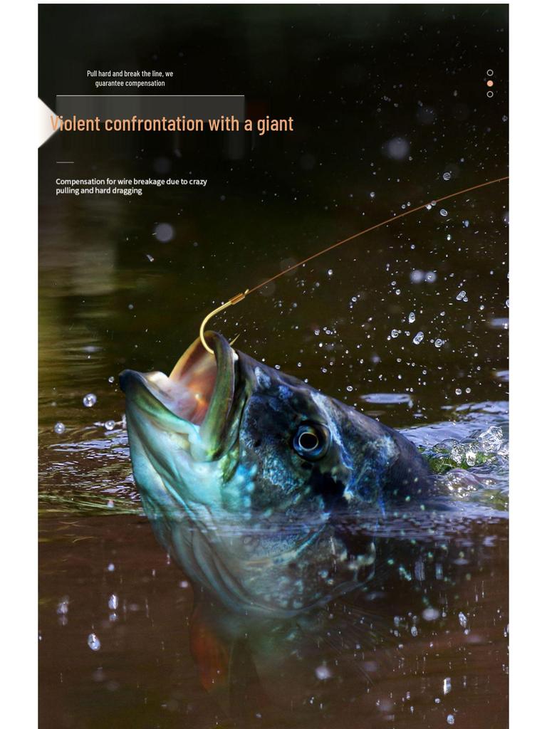 Superfine Black Dyneema Fly Fishing Leader: High-Strength, Ultra-Soft, Bite-Proof PE Line for Tilapia