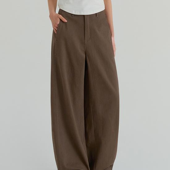 Banded Balloon Curved Barrel Fit Pants