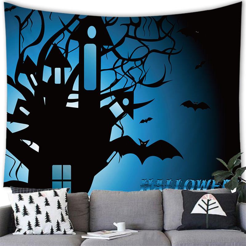 

Искусство Хэллоуин элементы гобелен настенный домашний декор гобелен для комнаты в общежитии Настенный декор фон ткань 100x75cm
