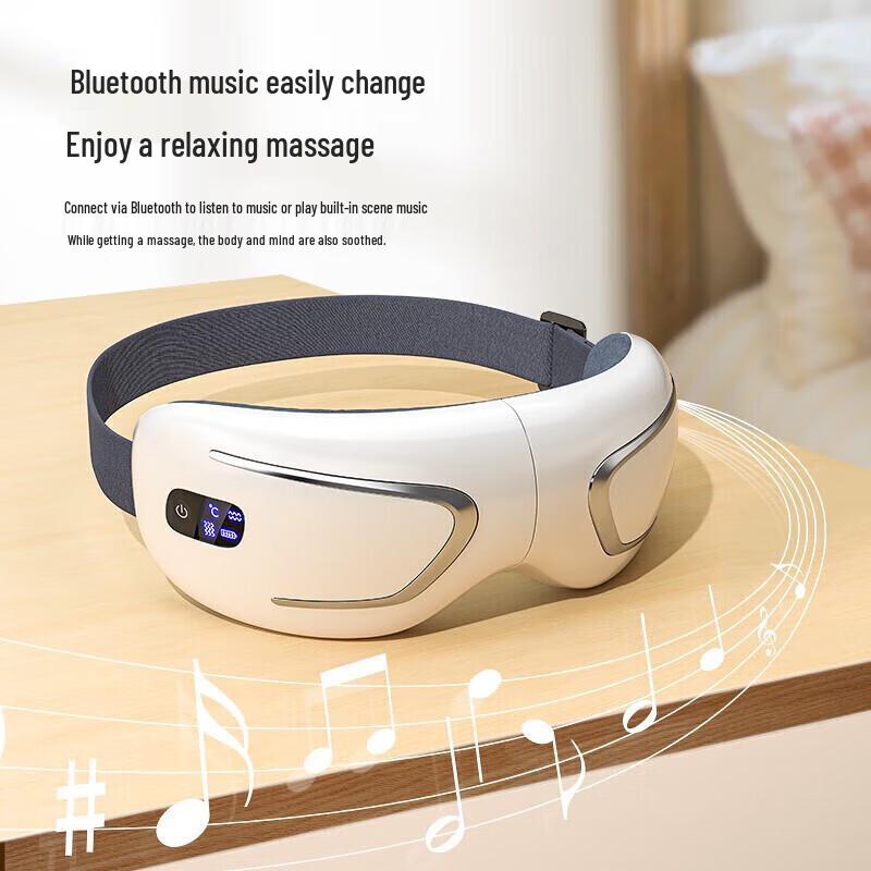 AUX Eye Massager with Bluetooth and Heat