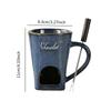 Chocolate Fondue Mug Kitchen Appliances Birthday Home Snack Butter Warmer Wedding Dessert