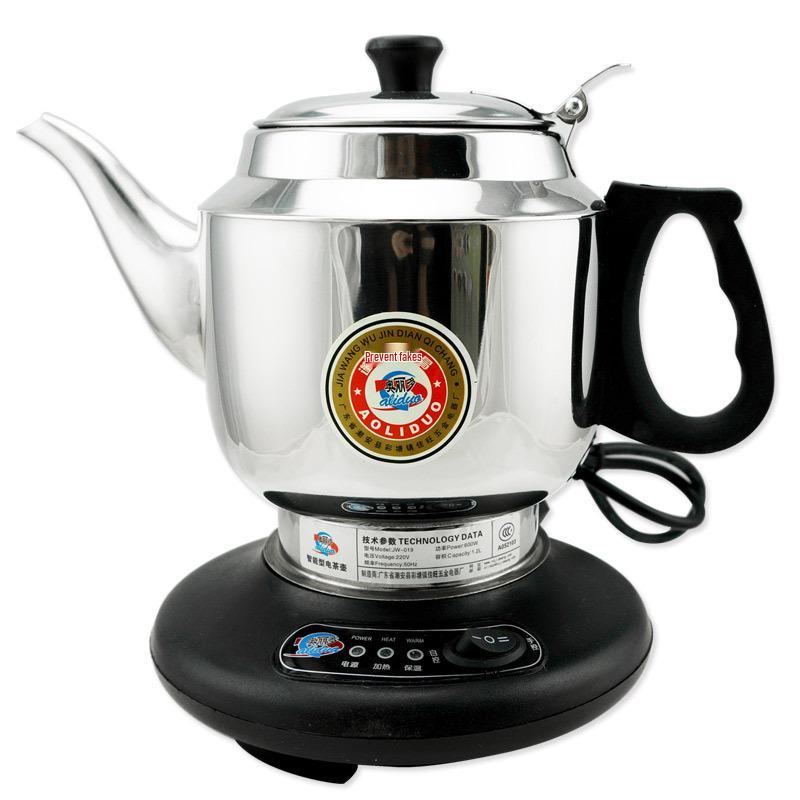 

0.8L/1.2L Electric Infuser Teapot and Boiler: Stainless Steel Kettle with Auto Shut-Off