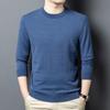 Men's Cashmere Wool Blend Crew Neck Pullover Sweater YTMTST6548