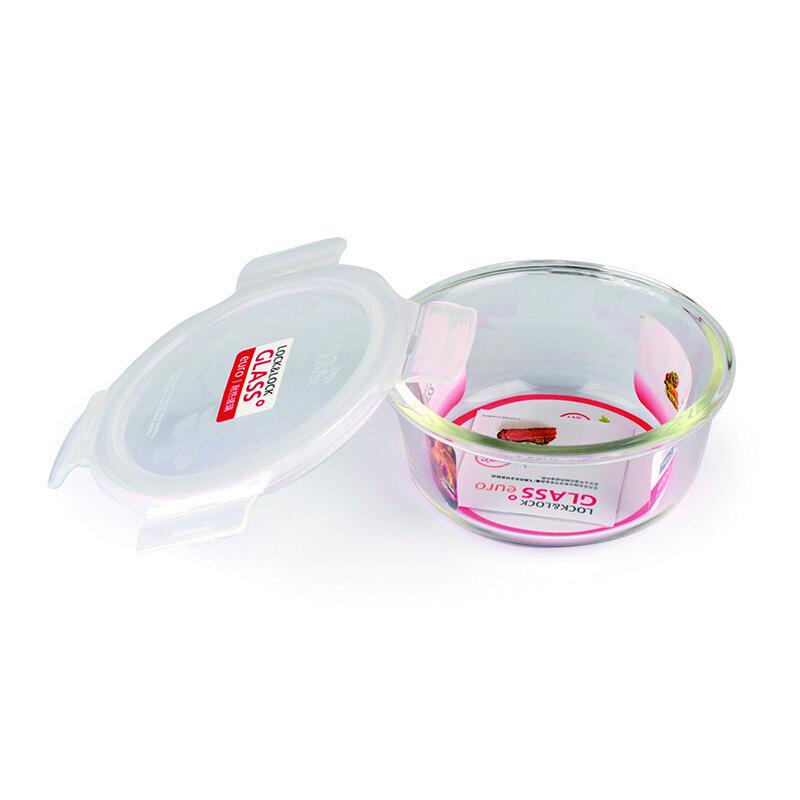 Lock&Lock Round Heat-Resistant Glass Food Container