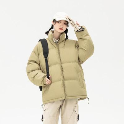Thickened Couple Cotton Clothes Winter New Fried Street Cotton Clothes Versatile Loose Casual Thickened Men's and Women's Stand-up Collar Bread