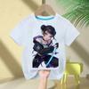 KPop Devil Hunter Print Fashion Casual Top 2025 Movie Round-neck Cartoon Girl and Boy T-shirt Casual Girl Clothing