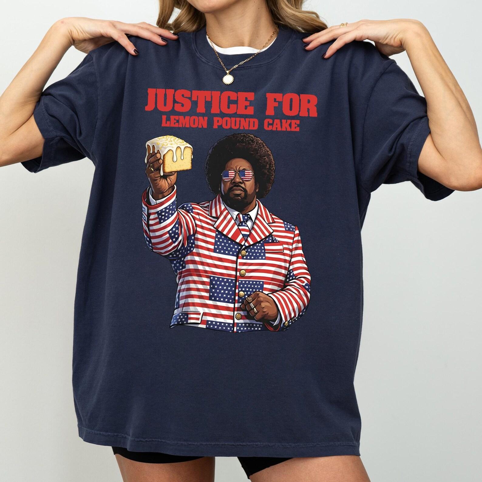 Justice For Lemon Pound Cake Afroman Shirt L