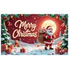 Merry Christmas Banner Gold Decorations Christmas Banner Winter Banner Festive For Mall Decoration Festive Decoration Christmas