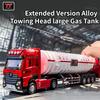 ABAE1 1/50 Oil Tank Truck Alloy Engineering Cars Dump Truck Model Toys Diecasts Natural Gas Tanker Sound Light Water Spray Boys Gifts