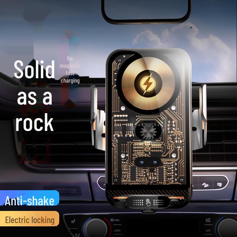 Magnetic Wireless Car Phone Holder with Infrared Induction, 66W/15W Fast Charging
