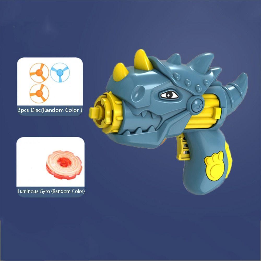 Flying Toys Flashing Spinng Top UFO Disks Gyro Dinosaur Launcher Birthday Gift