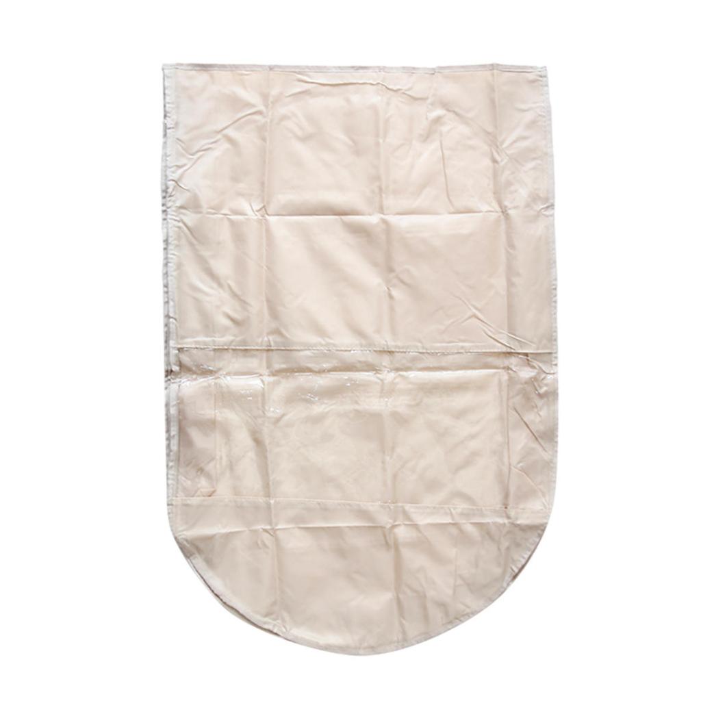 Space Saving Garment Bag with Compression Zipper for Hanging Clothes Closet Organizers Dust Cover Clothes Bag for Down Coat