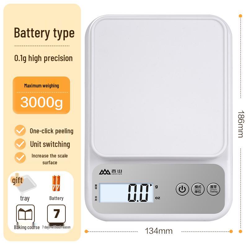 High Precision Kitchen Gram Scale for Baking