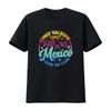 Family Mexico Vacation 2024 Summer Matching Group T Shirt Vintage Washed Versatile Stylish Homme Designer Clothes Soft Fashion