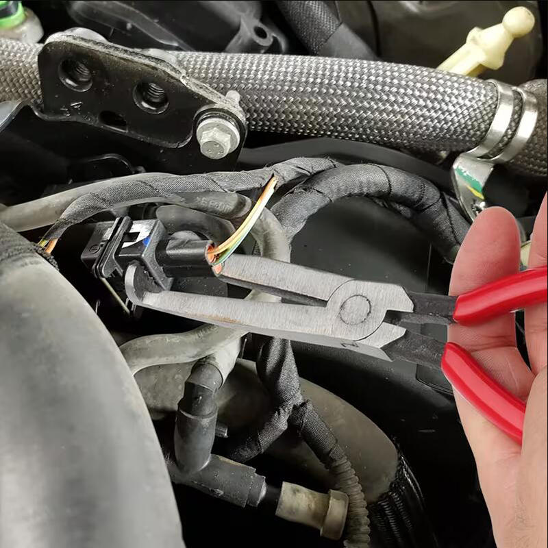 2PCS Carbon Steel Wire Connector Disassembly Tool Set Terminal Removal Pliers Electrical Connector Separator Repair Kit