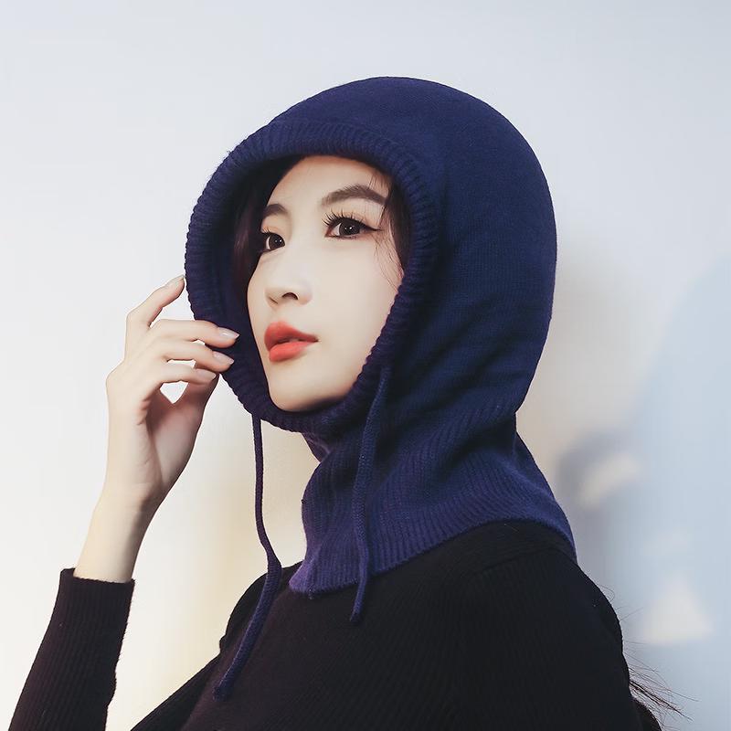 ZHENYUEQI Winter Unisex Outdoor Integrated Knitted Hat, Neck Warmer & Ear Protection