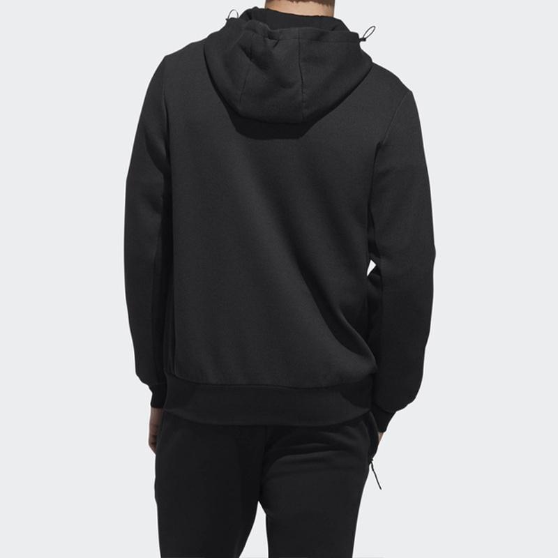 adidas Htt Double Knit Hooded Jacket Black Men's DW4590