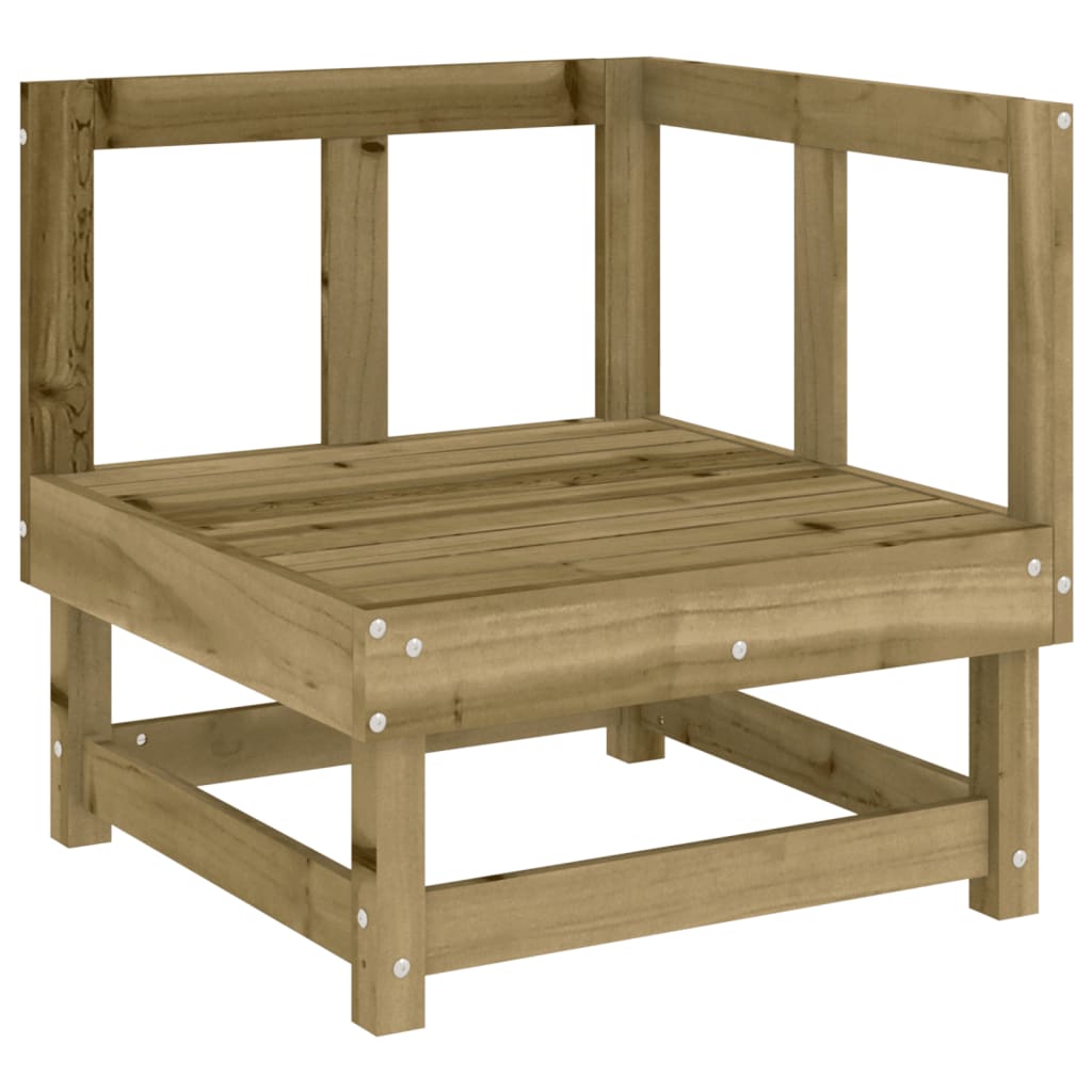 Vidaxl 5-Cz. Garden Furniture Set, Impregnated Pine Wood