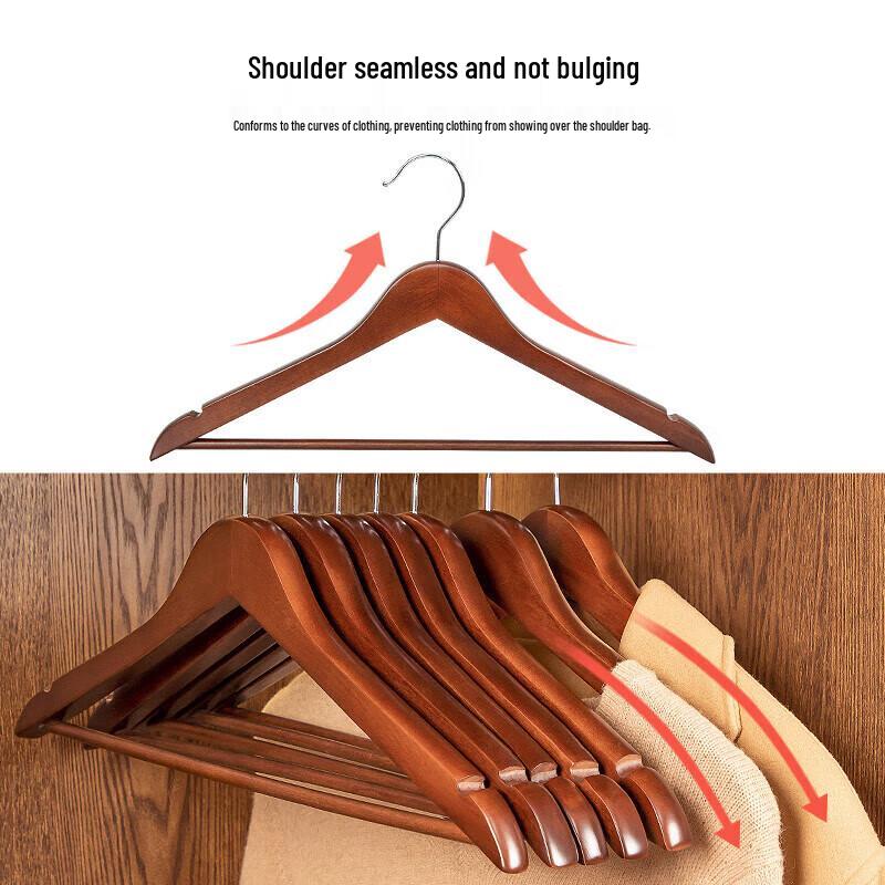 Wooden Anti-Slip Clothes Hangers