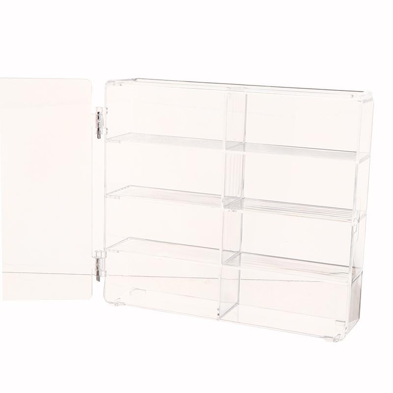 Acrylic Wheels Car Storage Box For Diecast 1/64 Storage Case Dustproof Educational Kid Boys Toys For Children Gift