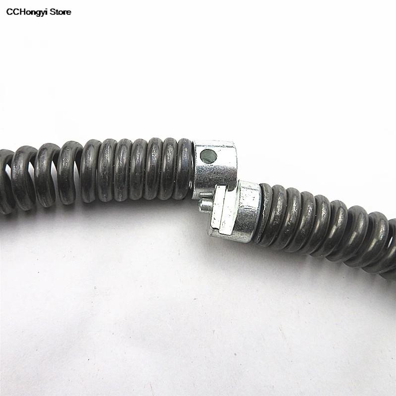 1M Pipe Dredge Spring With Connector Drain Dredging Spring For Kitchen Toilet Sewer Sewer Toilet Floor Drain Dredge Cleaner Tool