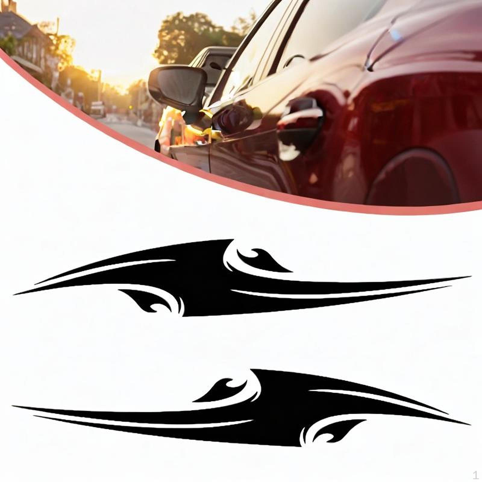 

2 Stickers, Vehicle Stickers for Motorhomes, And Other Vehicles чорний
