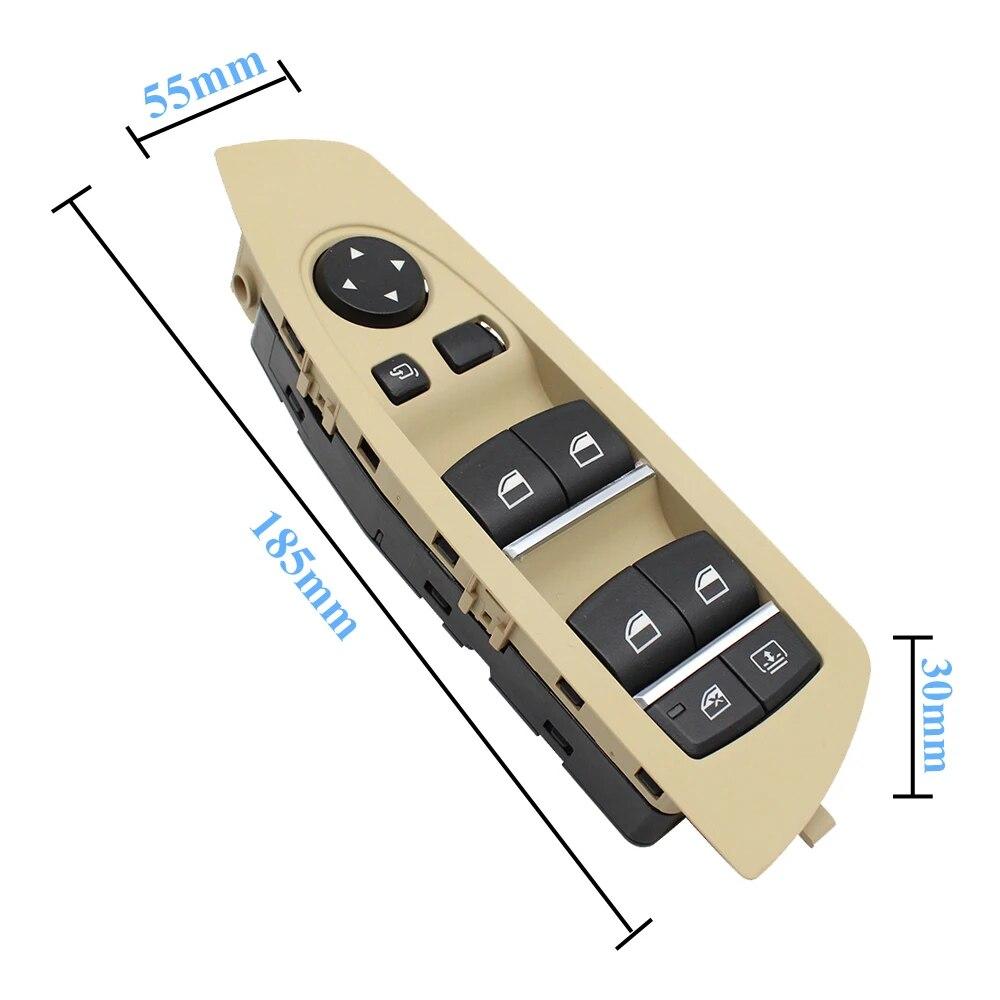 New Front Left Driver Window Mirror Switch Button Electric Power Master Control For BMW 7 Series F01 F02 730Li 740Li 750Li 760Li
