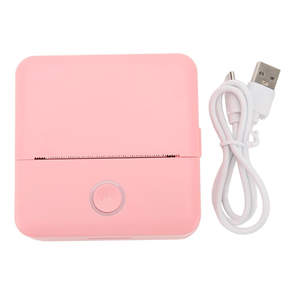 Mini Portable Thermal Printer Inkless Pocket Printer with APP for Pictures Retro Style Photos