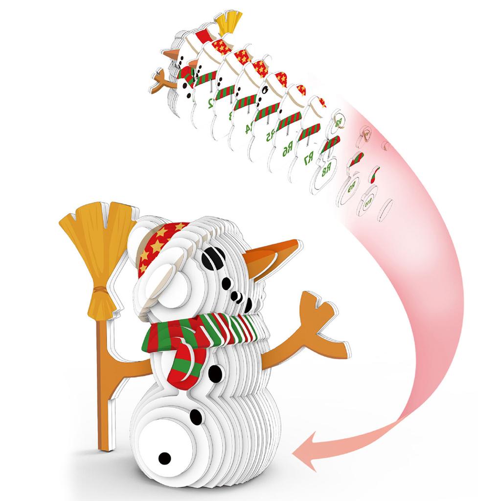 Santa Claus Eco Friendly 3D Paper Puzzle for Children