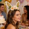 Easter Headbands For Kids Soft Glitter Cartoon Festive Costume Decoration Adult Kids Rabbit Ears Headband For Cosplay Photo