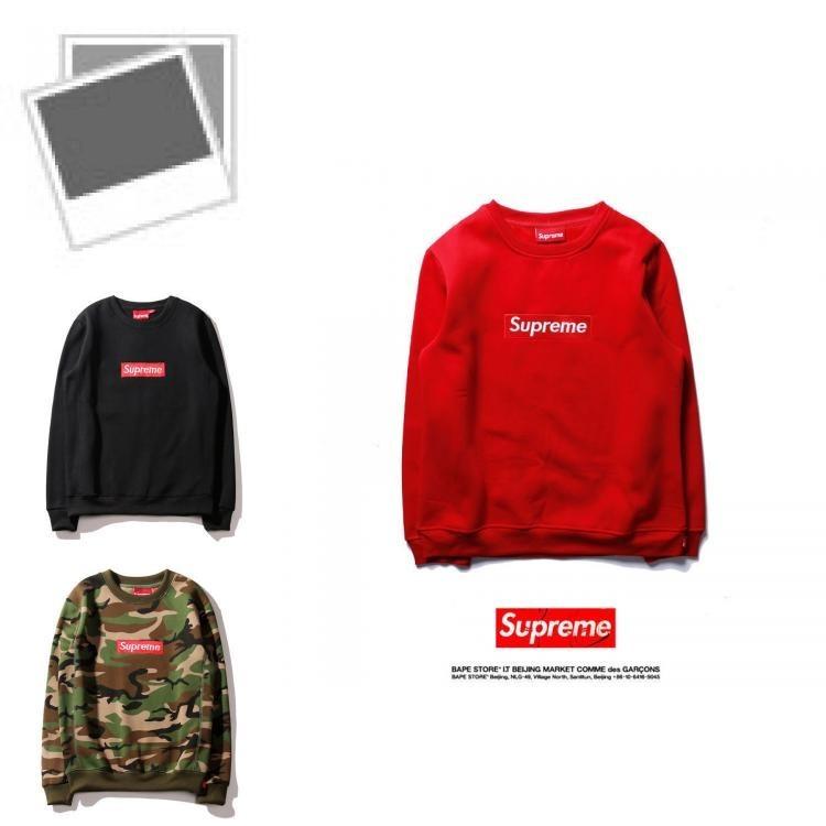 Felpa Cappotto Skateboard Supreme Uomo Donna Girocollo Giacca Maglione Pullover In Comoda Miscela di Cotone