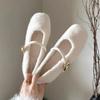 Fashion 2025 Fur Flats Ballet Dance Shoes Casual Short Plush Boots Fashion New Shallow Square Toe Zapatos Dress Walking Designer Shoes