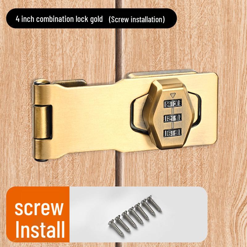 Digital No-Drill Anti-Theft Password Lock for Cabinets and Wardrobes