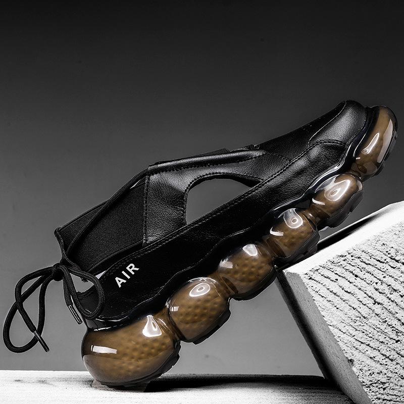 Outdoor Antiskid Damping Men Roman Sandals High Quality Microfiber Leather Sandals Fashion Men's Sandals Summer Soft Sandals