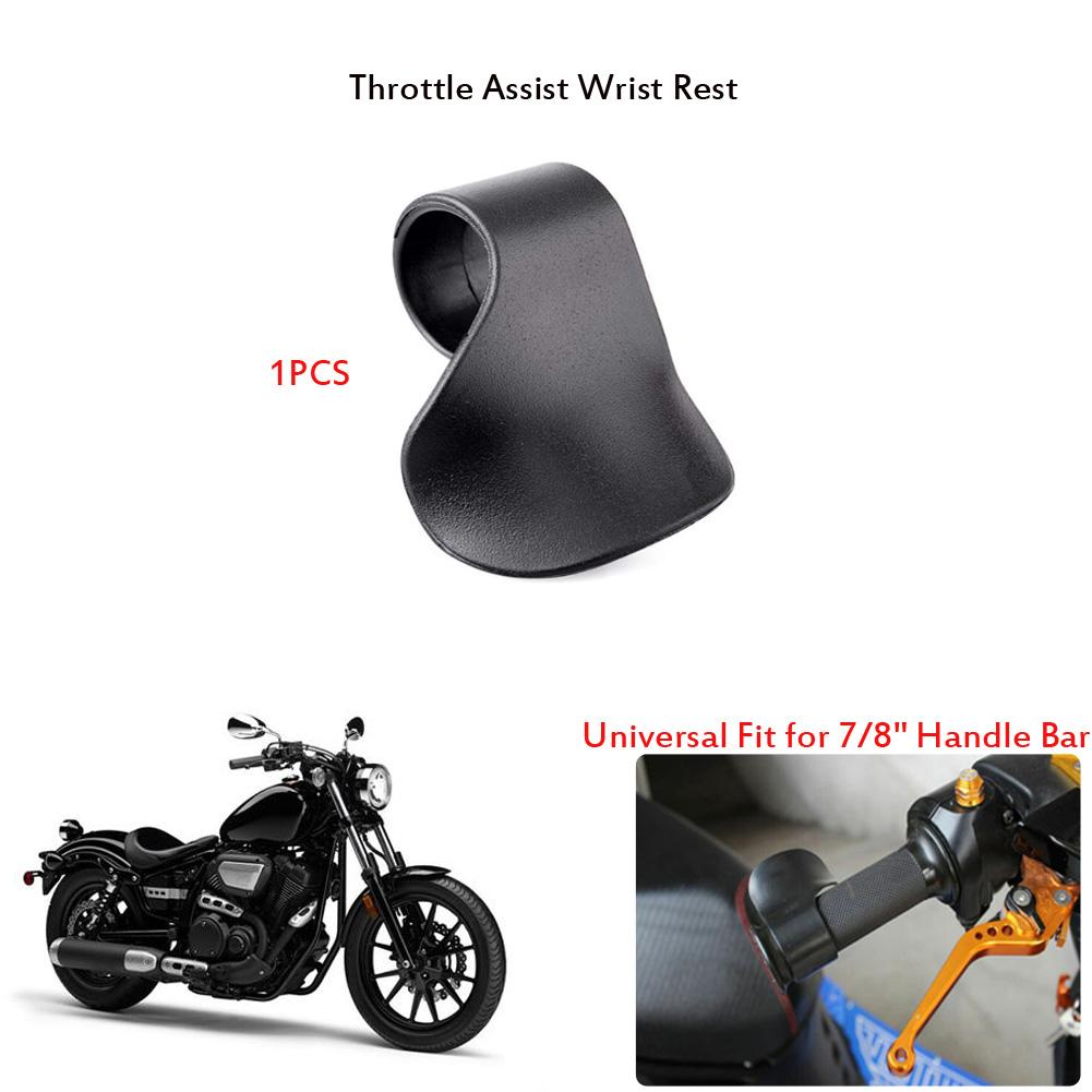 Universal Motorcycle Control Throttle Assist Wrist Rest Aid Grip Fit For 78" Handle Bar