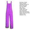 Women Overalls Front Zipper Waterproof Adjustable Shoulder Strap Thermal Windproof Sleeveless Anti-static Plus Size Pockets Outdoor Jumpsuit