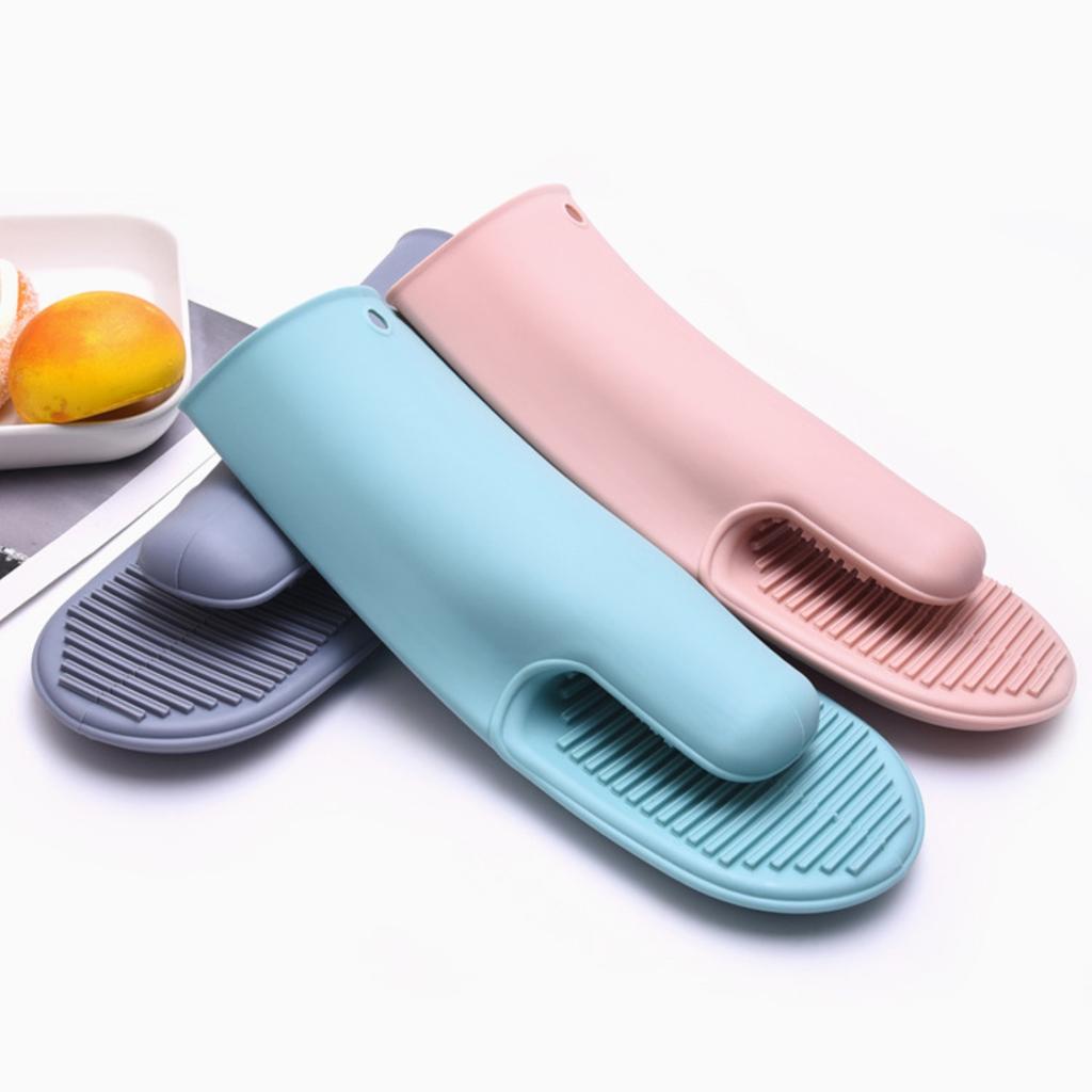 Hitzebeständige Grillhandschuhe Backen Silikon BBQ Rutschfeste Handschuhe