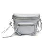 Personalized women's bag summer new trendy fanny pack versatile shoulder crossbody first layer cowhide bag soft leather saddle bag