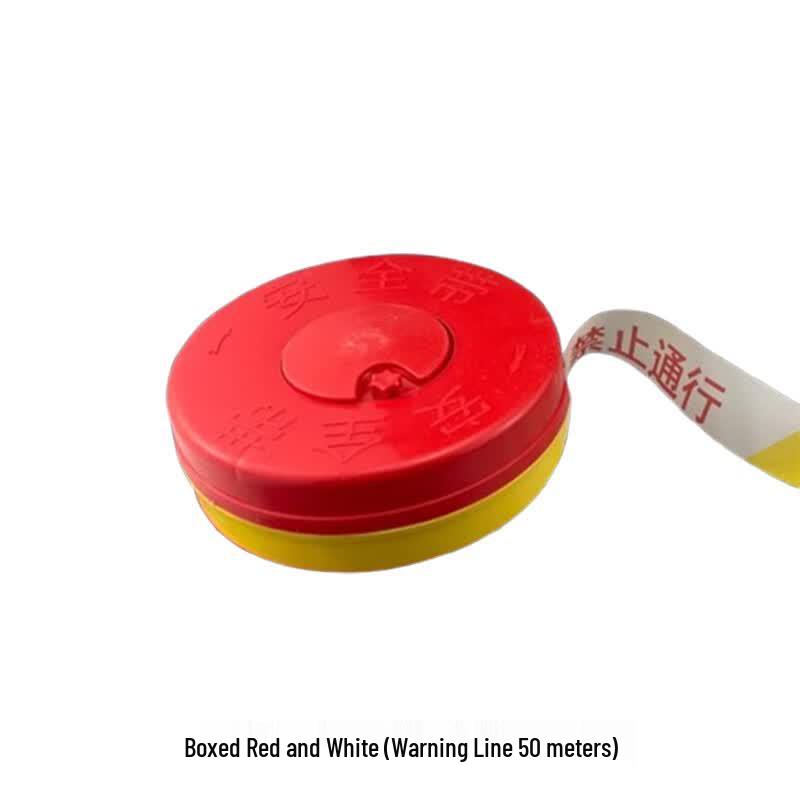 Red and White Warning Tape