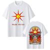 Game Dark Souls Church of The Sun Graphic T-shirt Men Women Fashion Gothic Rock T-shirts Men's Casual Vintage T Shirt