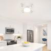 3 Speeds Fan Ceiling Fan Light 3 Colors Lamp Screw in Ceiling Fan Plug in Ceiling Fan  Garage