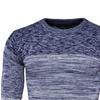 Long Sleeve Patchwork Men Sweater Autumn Winter O-Neck Stretchy Knitted Pullover Sweater Streetwear