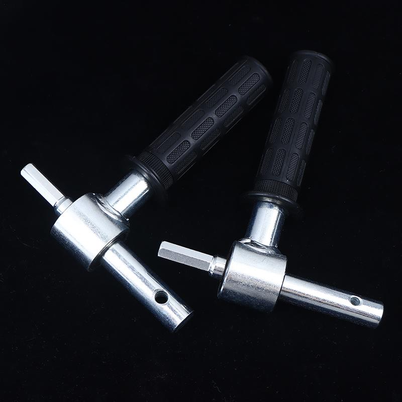 Attacco Trapano Avvitatore Senza Fili Per Sonda da Ghiaccio Adattatore Metallico Convertitore Punta per Trapano Elettrico Accessorio per Pesca sul Ghiaccio all'Aperto