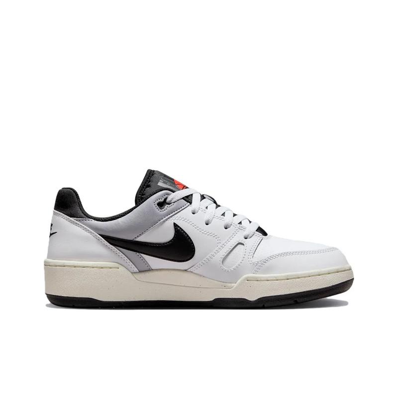 Nike Full Force Düşük Beyaz Siyah Erkek Spor Ayakkabı Kalaylı Yelken FB1362-101