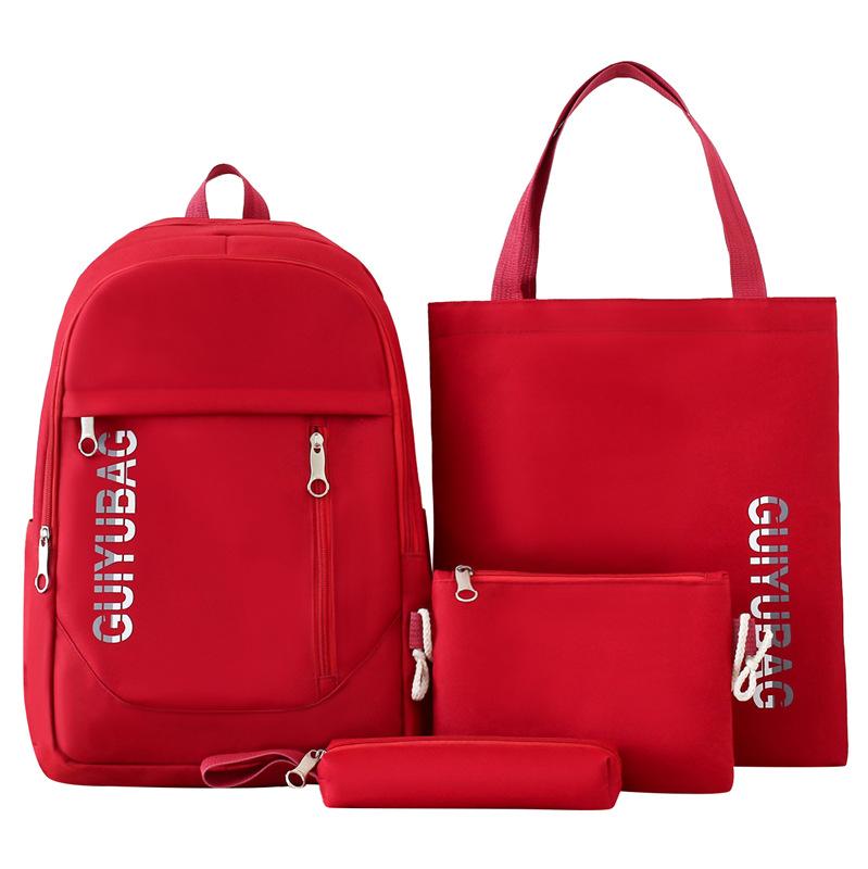 Tasche mit großem Fassungsvermögen Einfarbig Vielseitiger Rucksack Neuer Modischer Trendrucksack