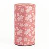 Yamako Tea X Caddy, Pink, Approx. 7.5 14.2cm