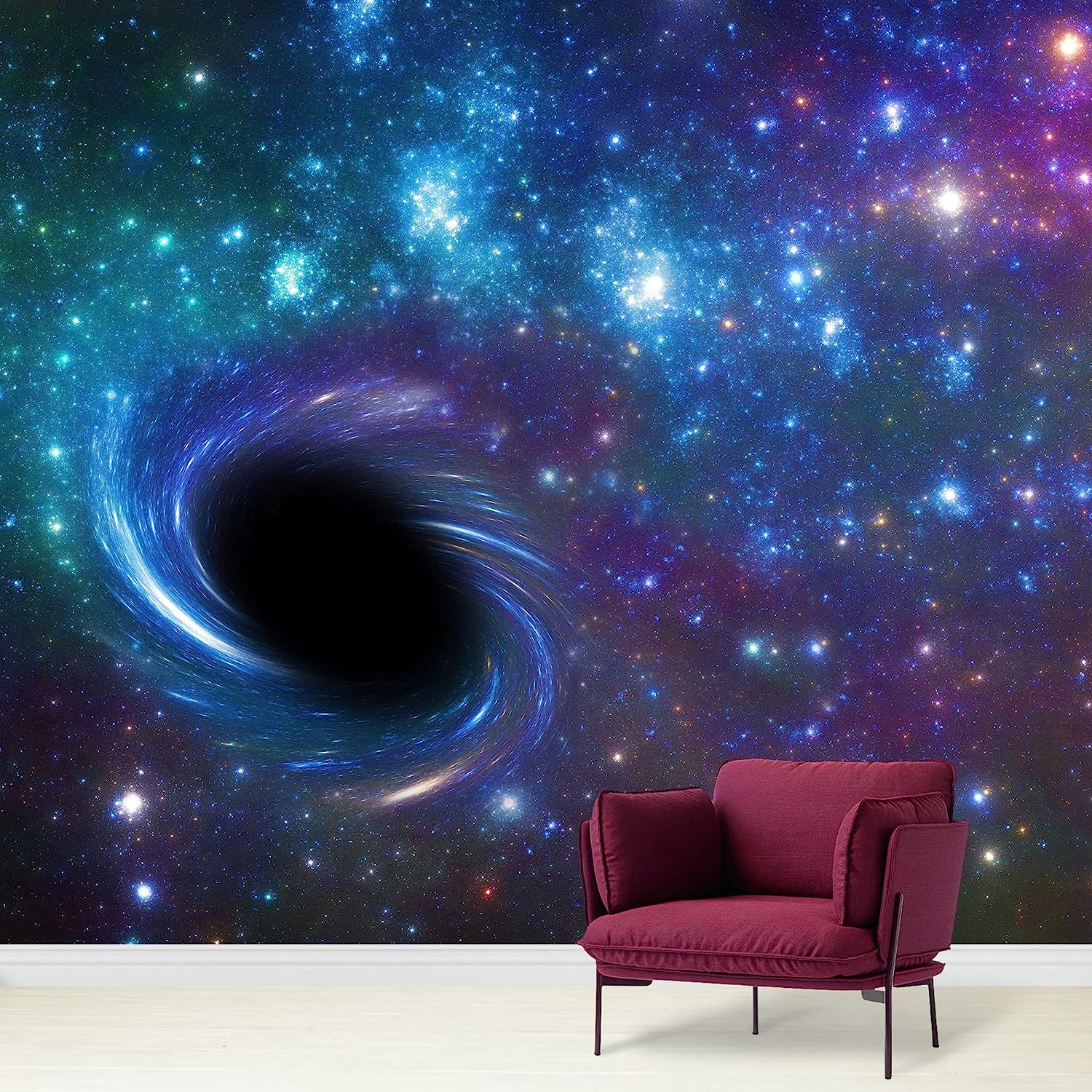 

Фреска Галактика Съемные обои Наклейка на стену Изображения высокого разрешения Звездное небо Обои для спальни Гостиная Настенный декор Фреска