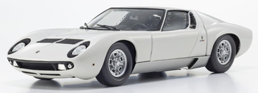 Kyosho Original 1/18 Scale Lamborghini Miura P400 (White) Finished Product KS08314W