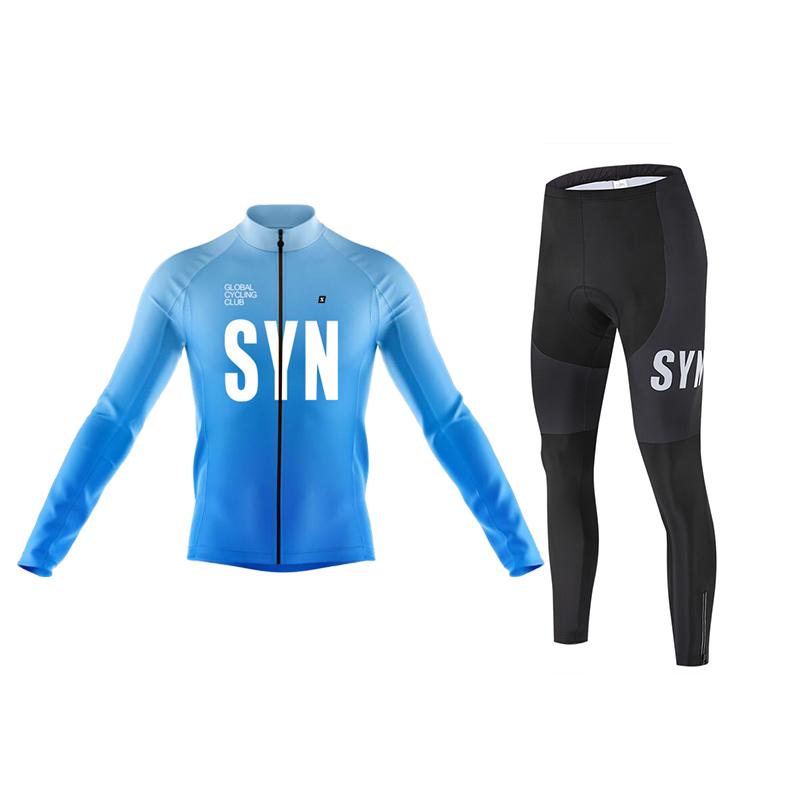 2026 Selling Autumn and Winter Bicycle Jersey Long Sleeved Cycling Suit Set Bicycle Bib Men's Professional Team Racing Suit