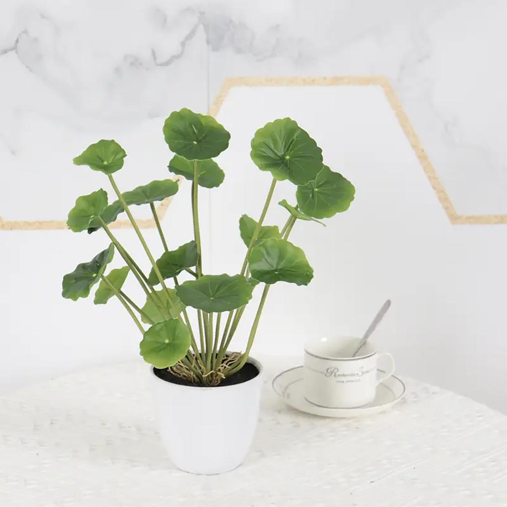 1Pc Artificial Lotus Leaves Artificial Plant Leaves Faux Plant Realistic Simulation Plant Lotus DIY Craft Home Table Living Ro
